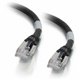 C2G 1ft Cat6 Snagless Shielded (STP) Ethernet Cable - Cat6 Network Patch Cable - Black - Category 6 for Network Device - RJ-45 M