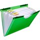 C-Line Fashion Letter Expanding File - 8 1/2" x 11" - 7 Pocket(s) - Green - 1 Each