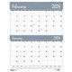 House of Doolittle Bar Harbor Blue/Gray 2-Month Wall Calendar - Julian Dates - Monthly - 12 Month - January 2024 - December 2024