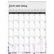 House of Doolittle Wild Flower Monthly Wall Calendar - Large Size - Julian Dates - Monthly - 12 Month - January - December - 1 M