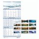 House of Doolittle Scenic 3-month Wall Calendar - Julian Dates - 14 Month - December 2023 - January 2025 - 3 Month Single Page L