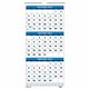 House of Doolittle 3-month Vertical 17" Wall Calendar - Julian Dates - Monthly - 14 Month - December 2023 - January 2025 - 3 Mon
