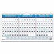 House of Doolittle 3-month Horizontal Wall Calendar - Julian Dates - Monthly - 14 Month - December 2023 - January 2025 - 12" x 2