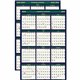 House of Doolittle Nonlaminated Reversible Planner - Julian Dates - Yearly - 1 Year - July 2023 - June 2024 - 24" x 37" Sheet Si