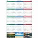 House of Doolittle Earthscapes Scenic Wipe-off Wall Planner - Julian Dates - Yearly - 1 Year - January 2024 - December 2024 - 32