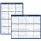 House of Doolittle Write-on Laminated Wall Planner - Professional - Julian Dates - Yearly - 12 Month - January 2024 - December 2