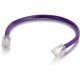 C2G 1 ft Cat6 Non Booted UTP Unshielded Network Patch Cable - Purple - 1 ft Category 6 Network Cable for Network Device - First 