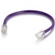 C2G 15 ft Cat6 Non Booted UTP Unshielded Network Patch Cable - Purple - 15 ft Category 6 Network Cable for Network Device - Firs