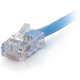 C2G 15 ft Cat6 Non Booted Plenum UTP Unshielded Network Patch Cable - Blue - 15 ft Category 6 Network Cable for Network Device -