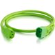 C2G 10ft 18AWG Power Cord (IEC320C14 to IEC320C13) - Green - For PDU, Switch, Server - 250 V AC10 A - Green - 10 ft Cord Length 