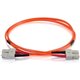C2G-2m SC-SC 50/125 OM2 Duplex Multimode PVC Fiber Optic Cable - Orange - Fiber Optic for Network Device - SC Male - SC Male - 5
