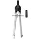 Chartpak Bow Pencil Drafting Compass - Steel - Silver - 1 Each