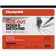 Clearprint Isometric Grid Paper Pad - Letter - 30 Sheets - 20 lb Basis Weight - Letter - 8 1/2" x 11" - White Paper - 1 / Pad