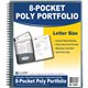 C-Line 8-Pocket Spiral-Bound Poly Portfolio - Smoke, 1/EA, 33081