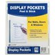 C-Line Display Pockets - Peel & Stick, 8-1/2 x 11, 10/PK, 36911