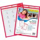 C-Line Reusable Dry Erase Pocket - Study Aid - Neon Red, 9 x 12, 40814