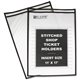 C-Line Shop Ticket Holders, Stitched - Both Sides Clear, 11 x 17, 25/BX, 46117