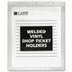 C-Line Vinyl Shop Ticket Holders, Welded - Both Sides Clear, 9 x 12, 50/BX, 80912