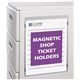 C-Line Magnetic Vinyl Shop Ticket Holders, Welded - 8-1/2 x 11, 15/BX, 83911