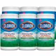 Clorox Disinfecting Wipes, Bleach-Free Cleaning Wipes - For Multipurpose - Fresh Scent - 75 / Canister - 6 / Carton - Pre-moiste
