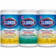 Clorox Disinfecting Bleach Free Cleaning Wipes Value Pack - Ready-To-Use - Fresh, Crisp Lemon Scent - 12" Length x 12" Width - 7