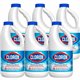 Clorox Disinfecting Bleach - Concentrate - 43 fl oz (1.3 quart) - Regular Scent - 6 / Carton - Deodorize, Disinfectant - White