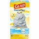 Glad ForceFlex Tall Kitchen Drawstring Trash Bags - Fresh Clean with Febreze Freshness - 13 gal Capacity - 24" Width x 27.38" Le