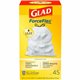 Glad ForceFlex Tall Kitchen Drawstring Trash Bags - 13 gal Capacity - 24" Width x 27" Length - 1 mil (25 Micron) Thickness - Dra