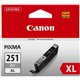 Canon CLI251XLGY Original Ink Cartridge - Inkjet - Gray - 1 Each