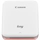 Canon IVY PV-123 Rose Gold Zero Ink Printer - Color - Photo Print - Portable - Rose Gold - 50 Second Photo - 313 x 400 dpi - Blu