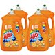 AJAX Triple Action Dish Soap - 90 fl oz (2.8 quart) - Orange Scent - 4 / Carton - Pleasant Scent, Phosphate-free, Kosher-free - 