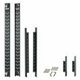 APC 600mm Wide Recessed Rail Kit - Black