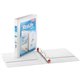 Cardinal Xtralife ClearVue Locking Slant-D Binders - 1" Binder Capacity - Letter - 8 1/2" x 11" Sheet Size - 270 Sheet Capacity 