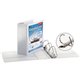 Cardinal ExpressLoad ClearVue Lock D-Ring Binder - 4" Binder Capacity - Letter - 8 1/2" x 11" Sheet Size - 750 Sheet Capacity - 