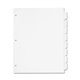 Cardinal Write 'N Erase Mylar Tab Dividers - 8 x Divider(s) - Write-on Tab(s) - 8 Tab(s)/Set - 9" Divider Width x 11" Divider Le