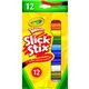 Crayola Twistable Slick Stix Crayons - Assorted - 12 / Set