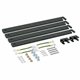 APC Ladder Bracket Kit - Cable Ladder - Black - 0U Rack Height