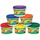 Crayola Super Soft Dough - Fun and Learning, Sculpture - 6 / Carton - Red, Orange, Yellow, Blue, Green, Violet