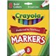 Crayola Regular Bold Colors Broad Line Markers - Broad Marker Point - Conical Marker Point Style - Assorted, Golden Yellow, Teal