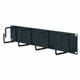 APC 2U Horizontal Cable Organizer - Cable Manager - Black - 2U Rack Height