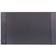 Dacasso Crocodile Embossed Leather Side-Rail Desk Pad - 20" Width - Leather - Black - 1Each