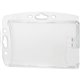 DURABLE Shell Style Dual ID-Card Holder - 2-1/10" x 3-1/4" - Enclosed - Plastic - Transparent - 10 / Box