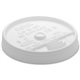 Dart Sip-Thru Cup Lids - 1000 / Carton - White