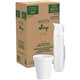 Dart 8 oz Insulated Foam Cups - 25 / Pack - 40 / Carton - White - Foam - Hot Drink, Cold Drink, Coffee, Cappuccino, Tea, Hot Cho