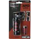 Dorcy Ultra HD Series COB Swivel Flashlight - LED - 320 lm Lumen - 3 x AAA - Battery - Metal - Impact Resistant - Black, Red