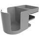 Deflecto Standing Desk Cup Holder - 3.5" Height x 3.9" Width x 7" Depth - Cup Holder, Durable, Spill Resistant, Portable, Spring