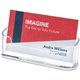 Deflecto Business Card Holder - 1.8" x 3.9" x 1.4" x - Plastic - 1 Each - Clear