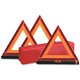 Deflecto Emergency Warning Triangle Kit - 1 Kit - 17.3" Width x 16.5" Height - Triangle Shape - Reflective, Non-flammable - Outd