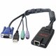 APC by Schneider Electric KVM 2G, Server Module, PS/2 with Virtual Media - (PS/2)/RJ-45/USB/VGA KVM Cable for KVM Switch - First
