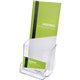 Deflect-o Countertop Leaflet Holder With Business Card Holder - 2 Compartment(s) - 7.8" Height x 4.4" Width x 4.1" DepthDesktop 